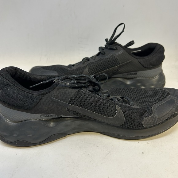 Nike Renew Ride 3 Shoes Men's 11 Black Lace Up Sneakers DC8185-004 - Picture 4 of 7